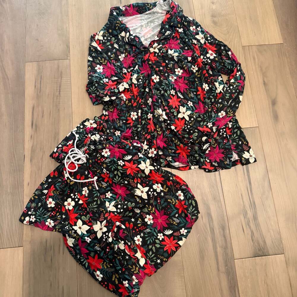 Little Sleepies Berry Merry Long Sleeve Pajama Set